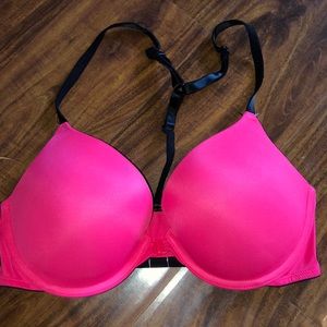 Victoria’s Secret pink front closure bra 34C